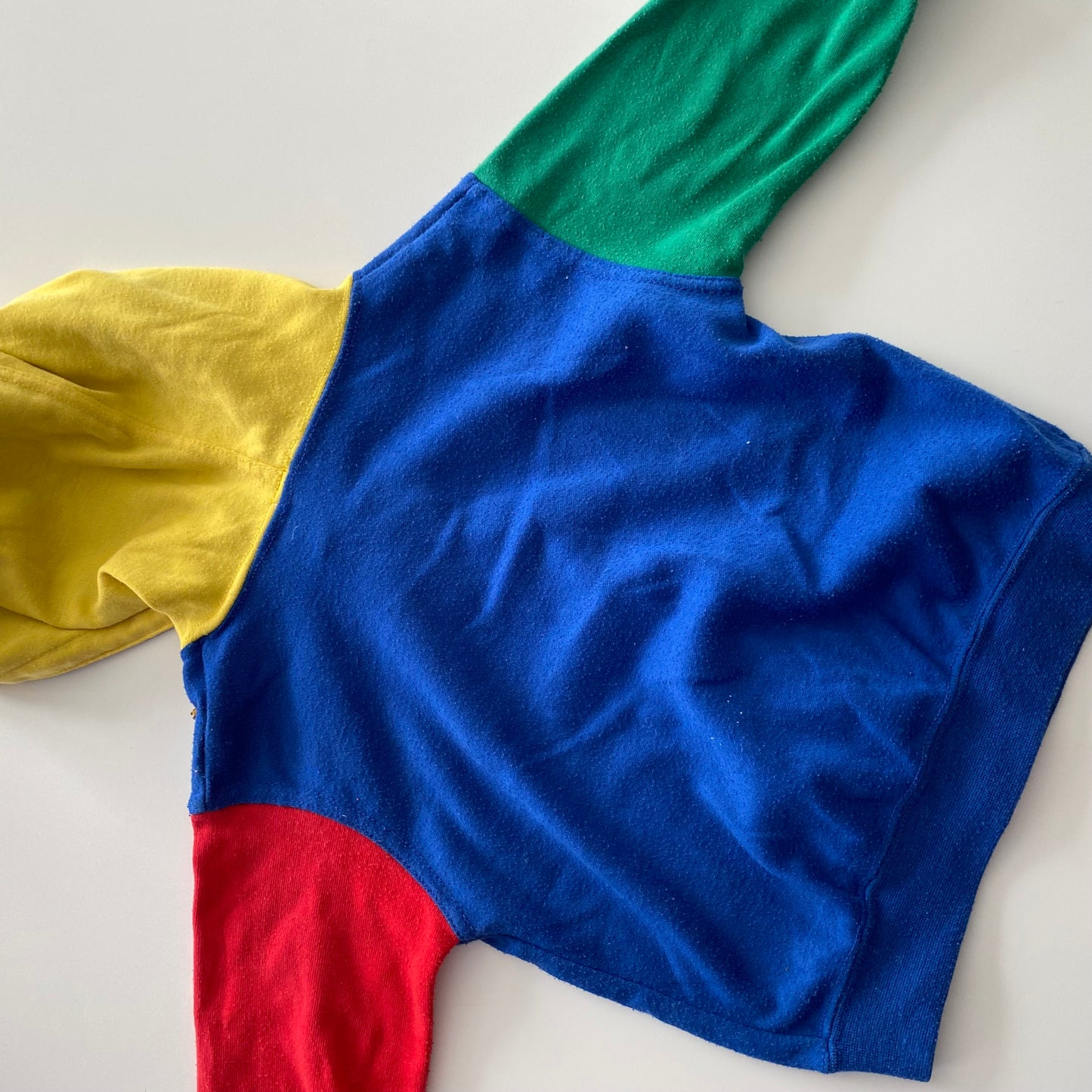 Vintage Kids Club Colour Block Hoodie - Size 1