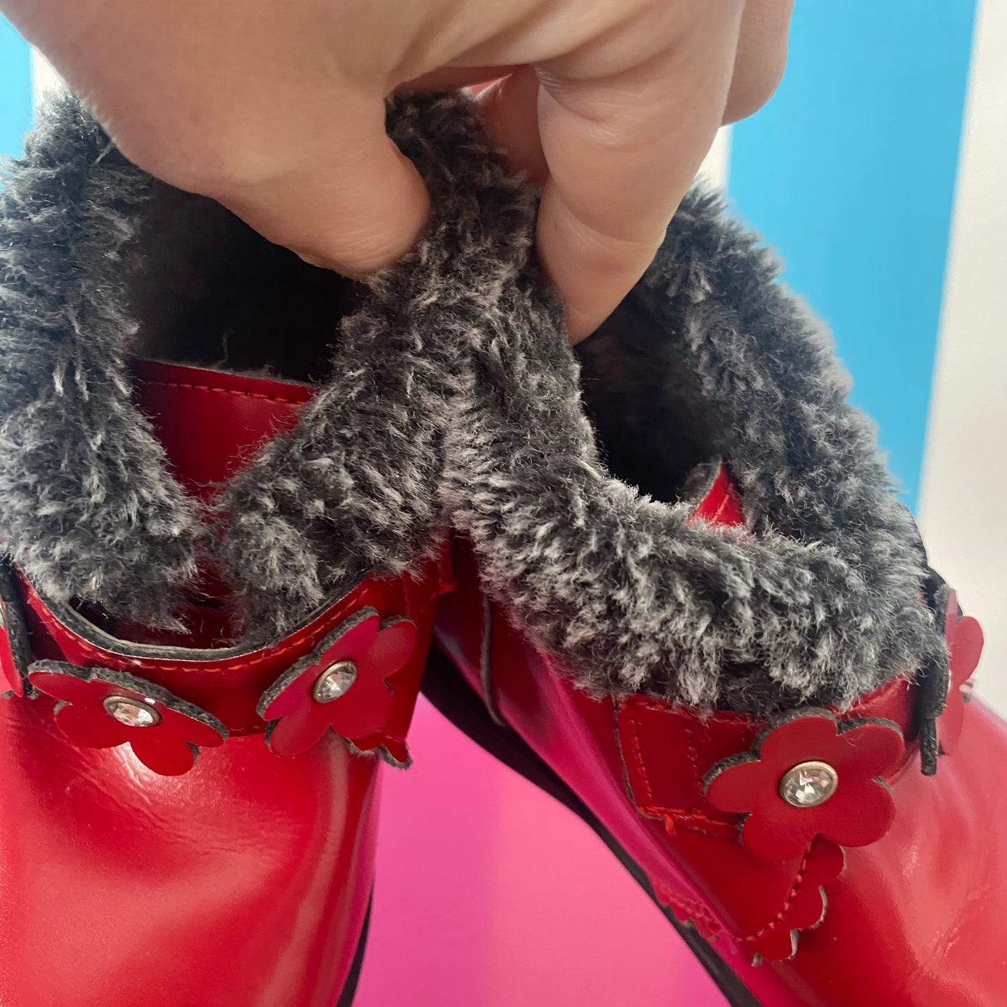 Red Boots - Size EU24