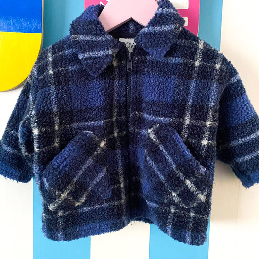 Vintage NOW Sherpa Coat - Size 12M