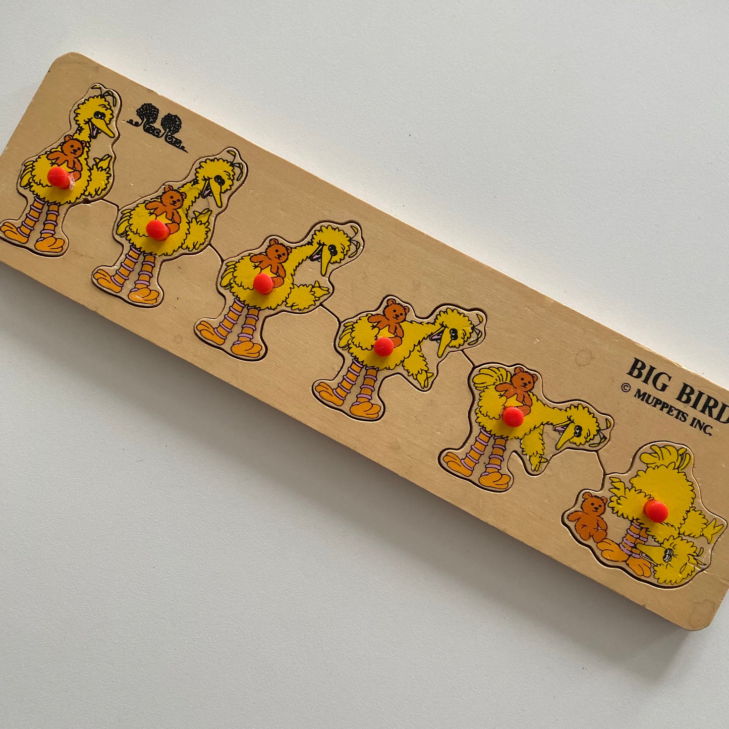 Wooden Puzzle - Sesame Street Big Bird