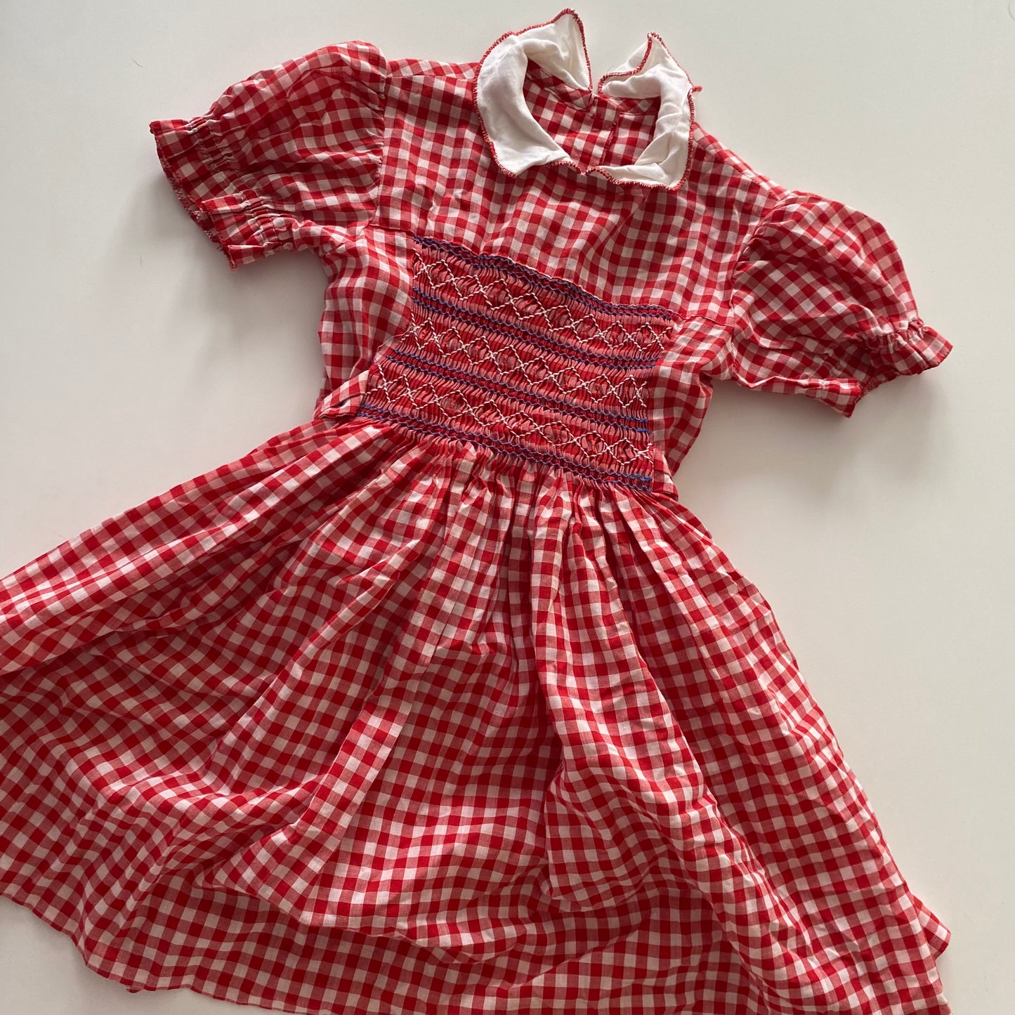 Vintage Smocked Dress - Size 2-3Y
