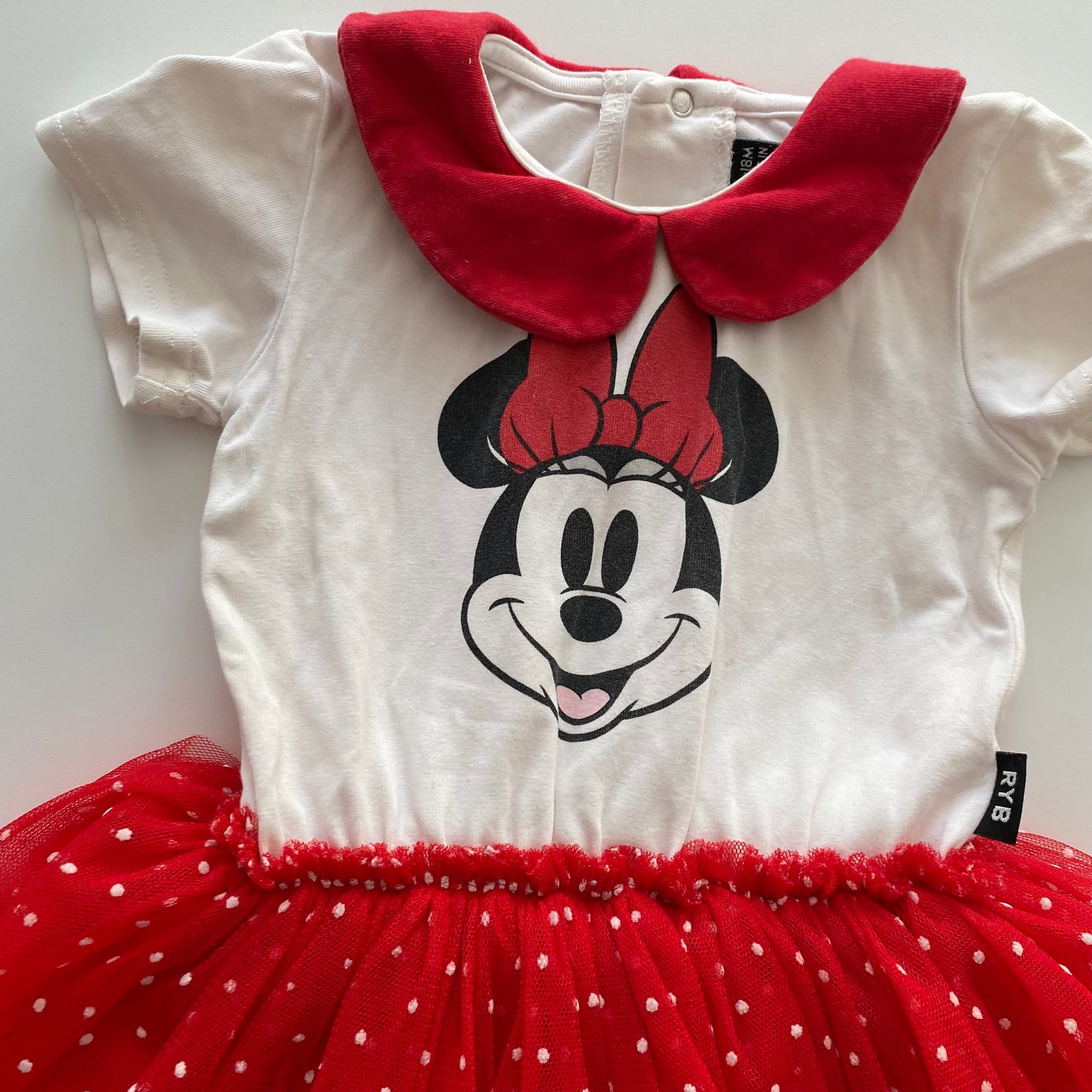 Disney Minnie Mouse RYB Tulle Dress - Size 12-18M