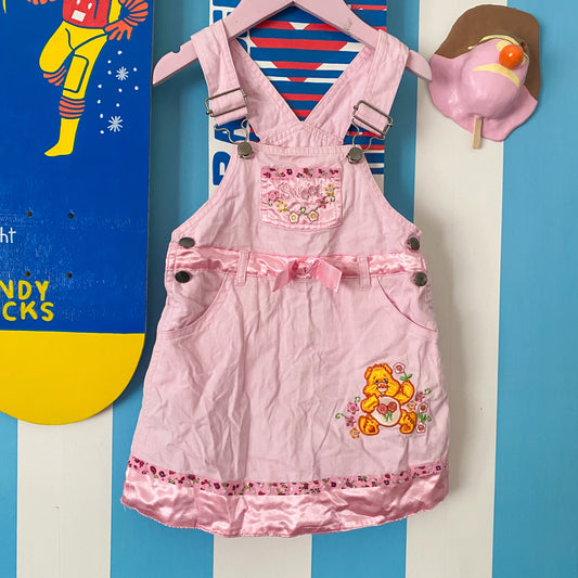 CareBears Pinafore Dress - Size 3