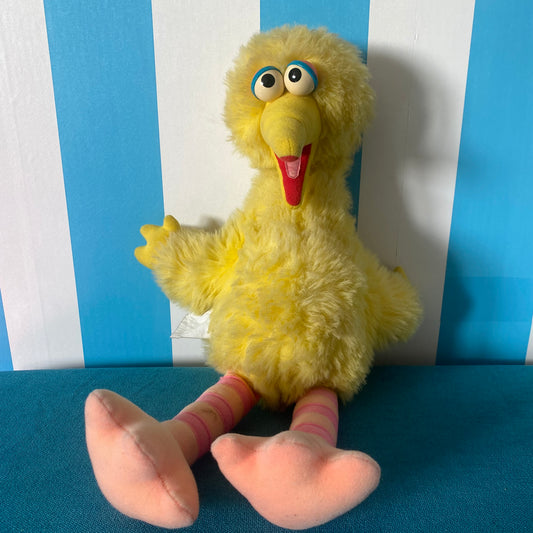 Large Vintage Sesame Street Big Bird Plush