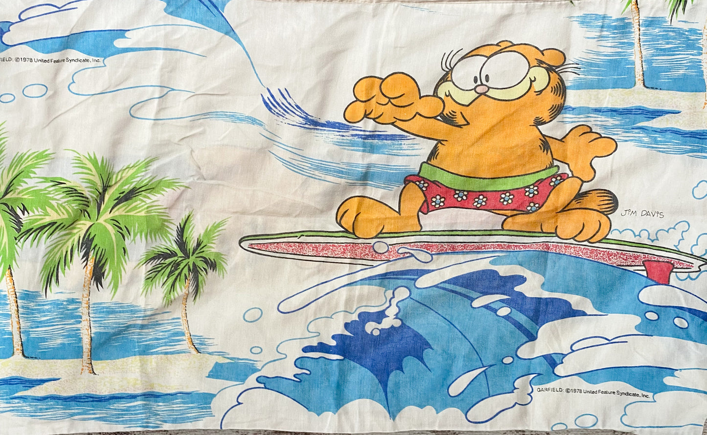 Vintage Garfield Reversible Pillowcase