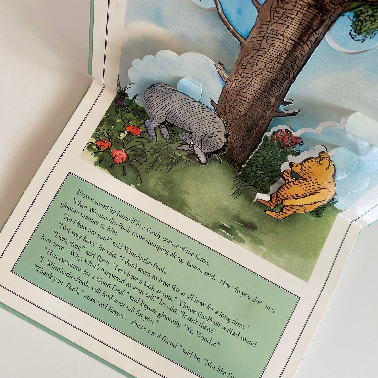 Book - Pop-Up Winnie The Pooh Eeyore Loses A Tail