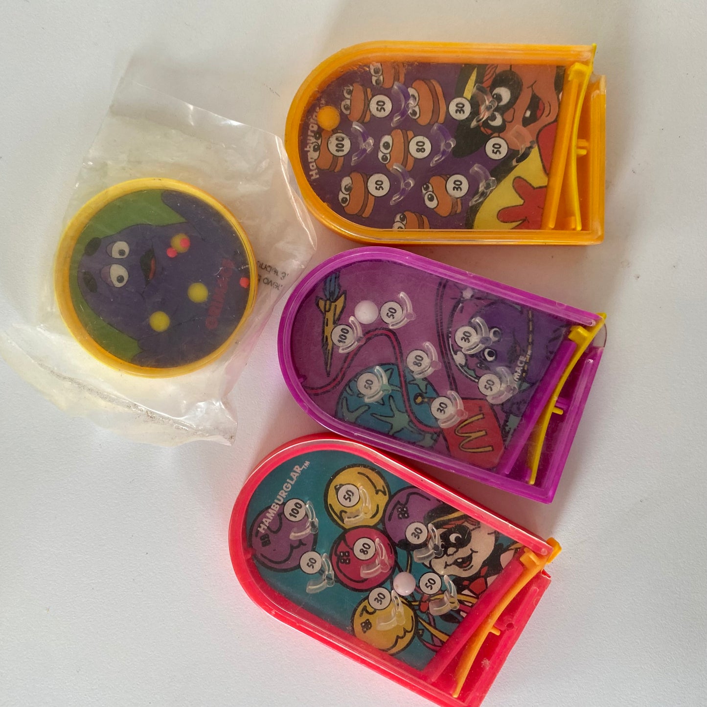 Vintage McDonald’s Mini Pinball Toys