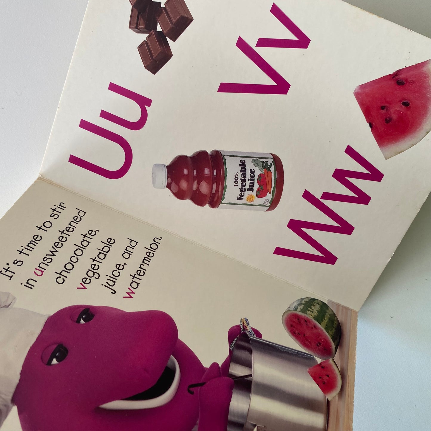 Barney Alphabet Soup Book