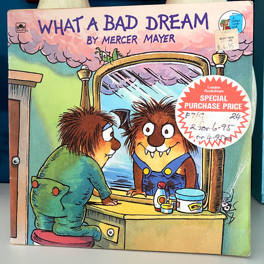 Mercer Mayer Little Critters What A Bad Dream Book