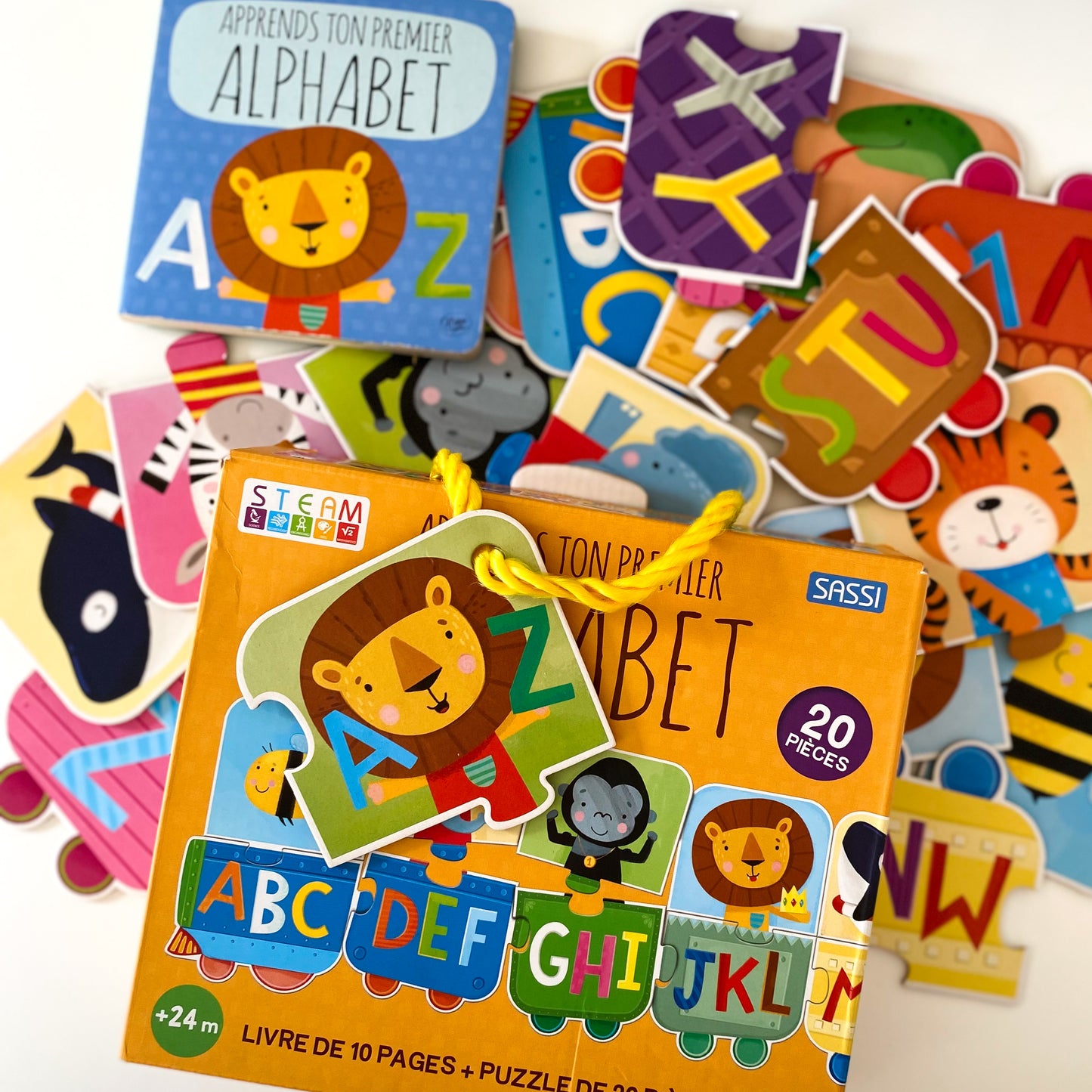 Alphabet Jigsaw Puzzle & Book