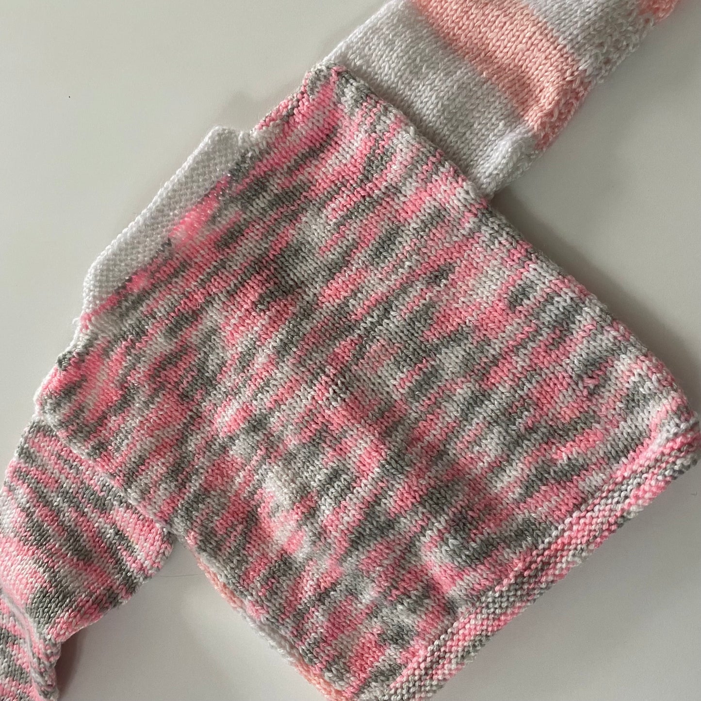 Handmade Knit Cardigan - Size 6M