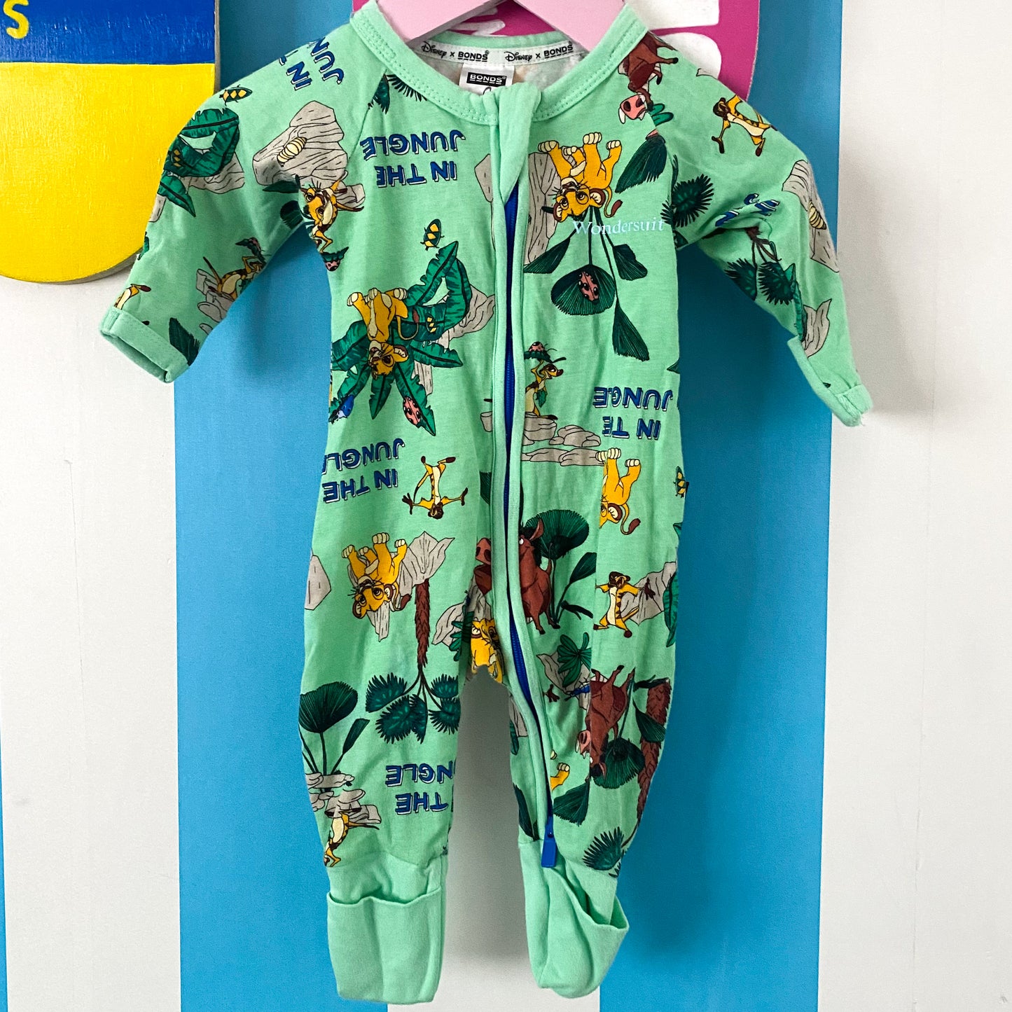 BONDS Lion King Wondersuit - Size NB