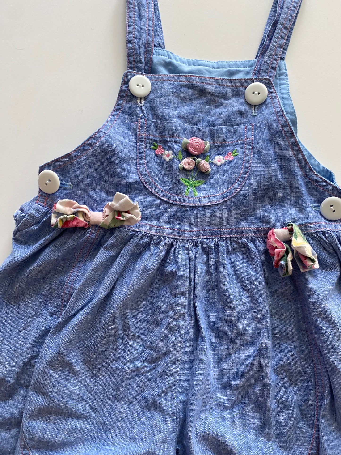Vintage Overalls - Size 6-12M