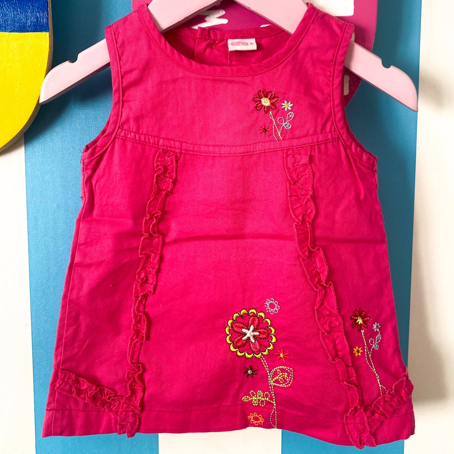 Vintage Hot Pink Dress - Size 1