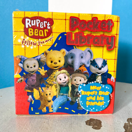 Rupert Bear Pocket Library Book Set (NEW)