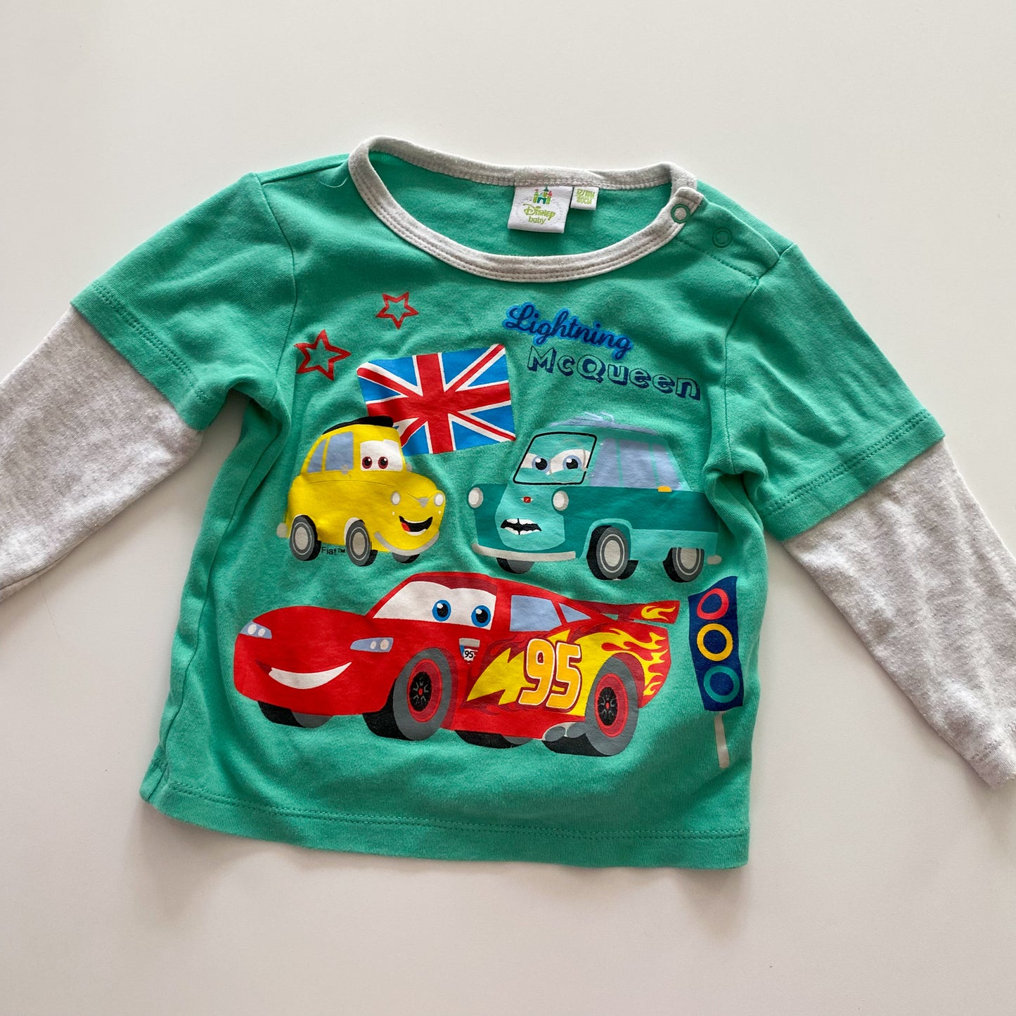 Disney Pixar Cars Long Sleeve Top - Size 1