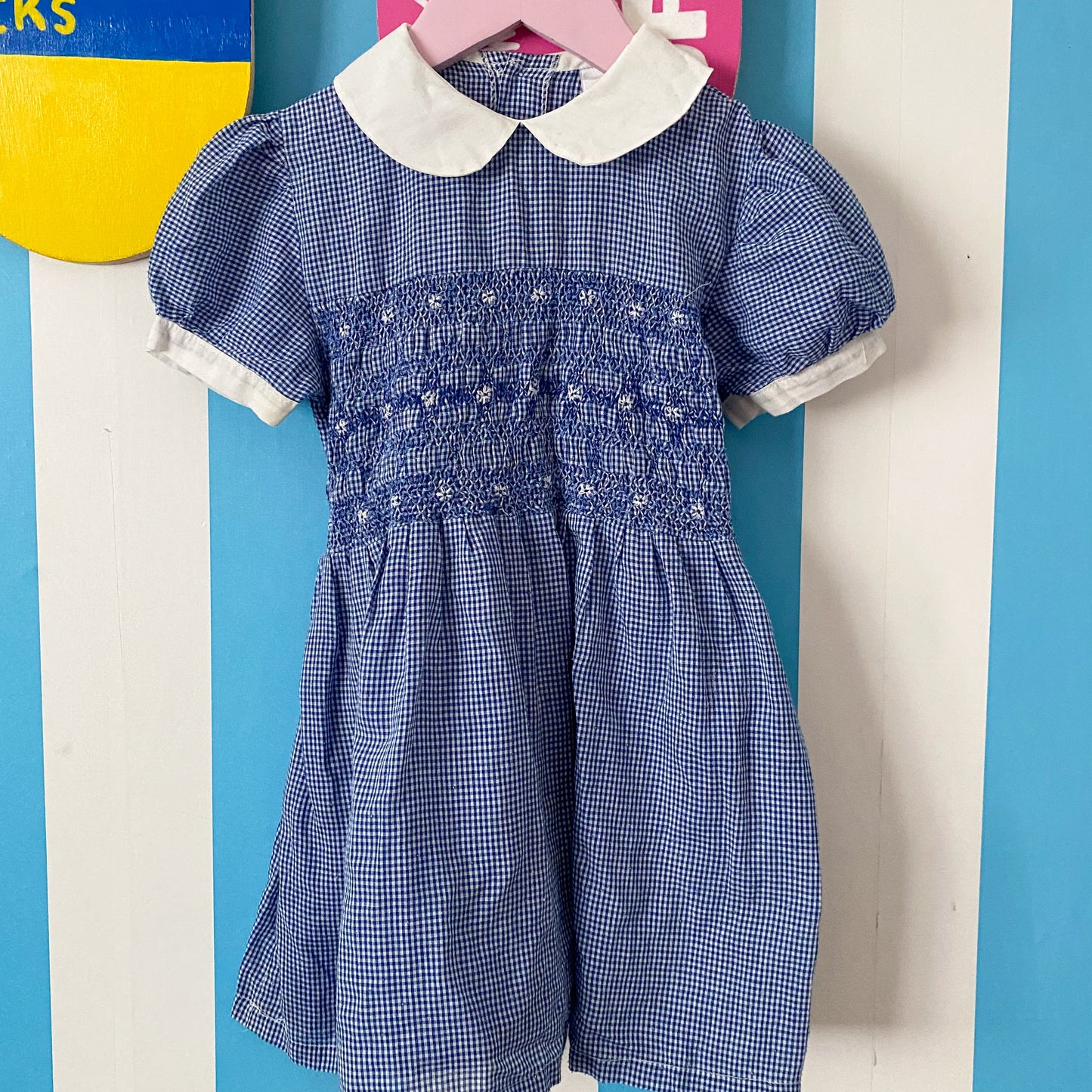 Vintage Smocked Dress - Size 4