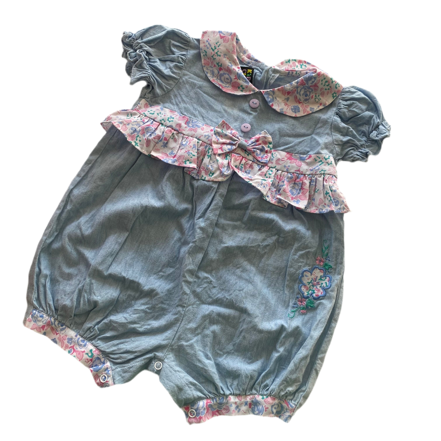 Vintage Kids Club Romper - Size 6-12M