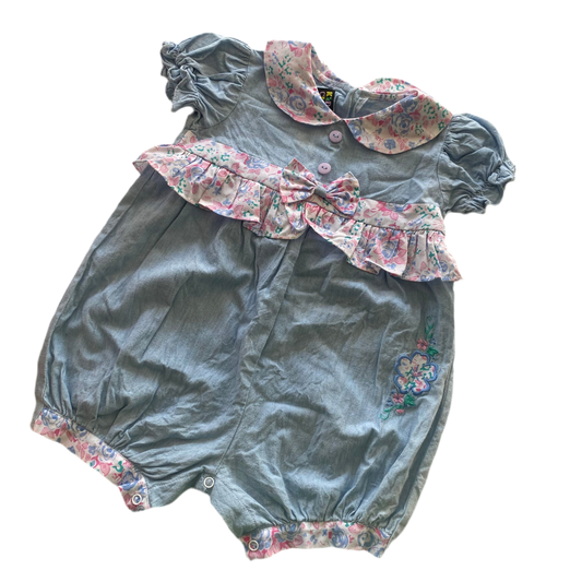 Vintage Kids Club Romper - Size 6-12M