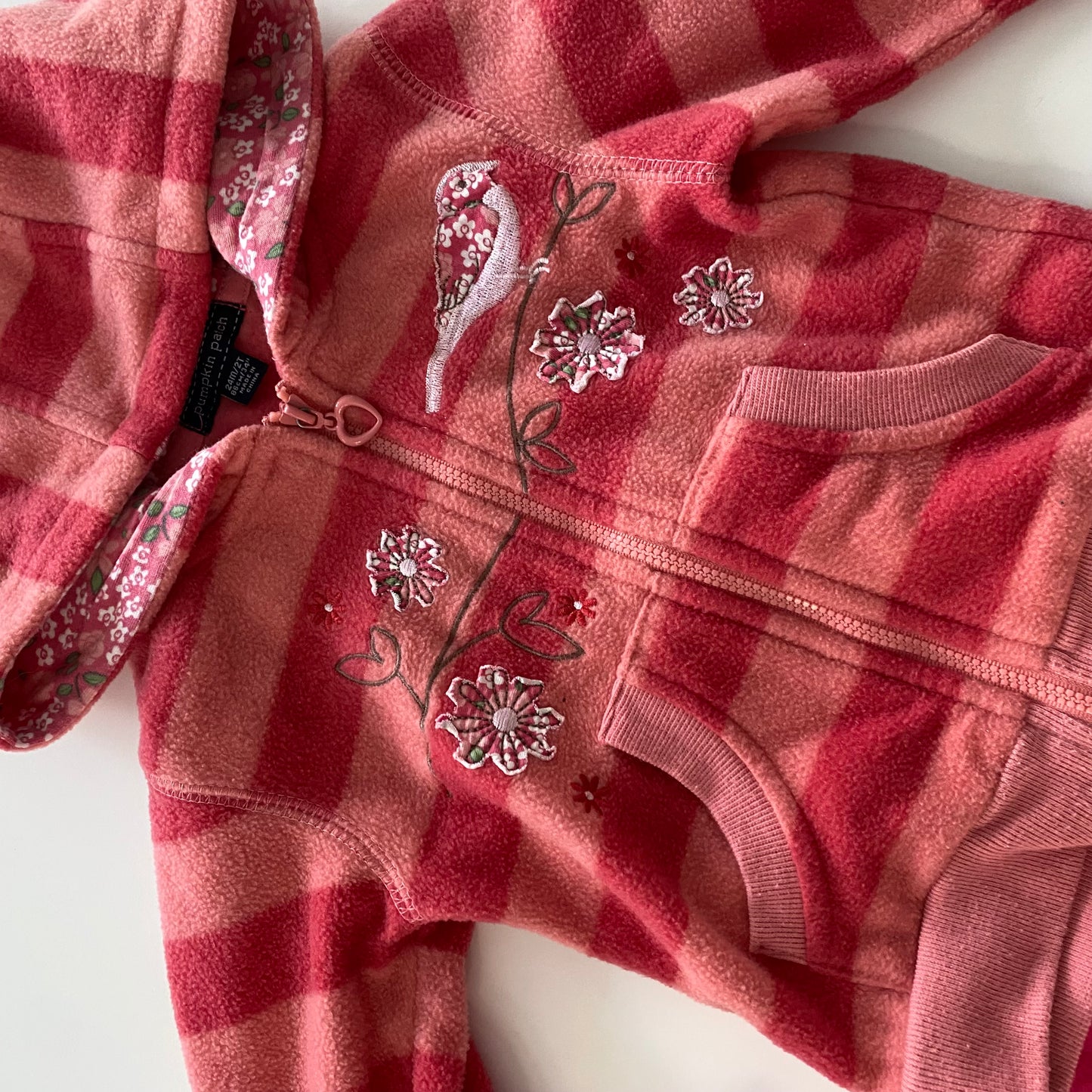 Y2K Pumpkin Patch Fleece Hoodie & Leggings - Size 2