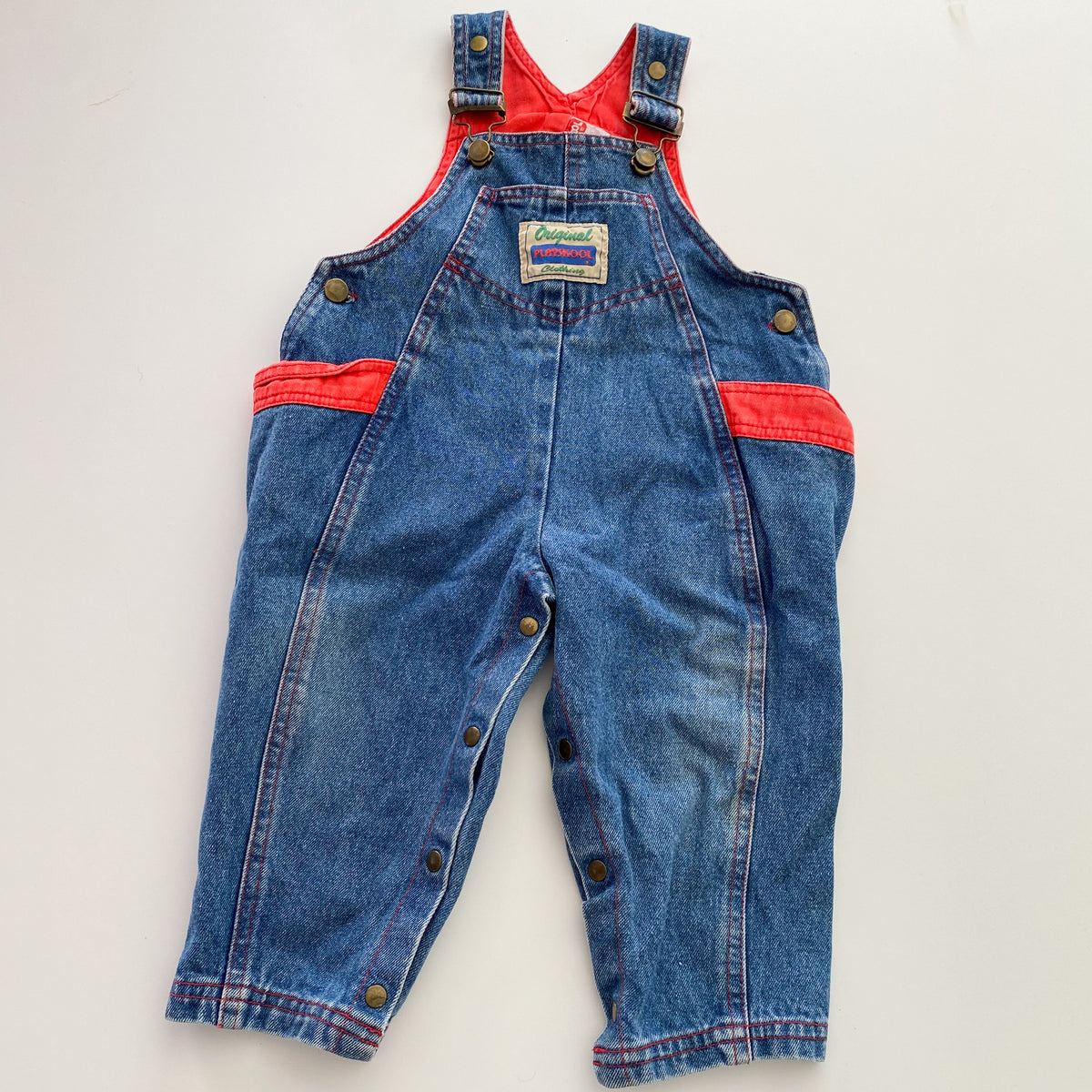 Vintage Playskool Overalls - Size 12M