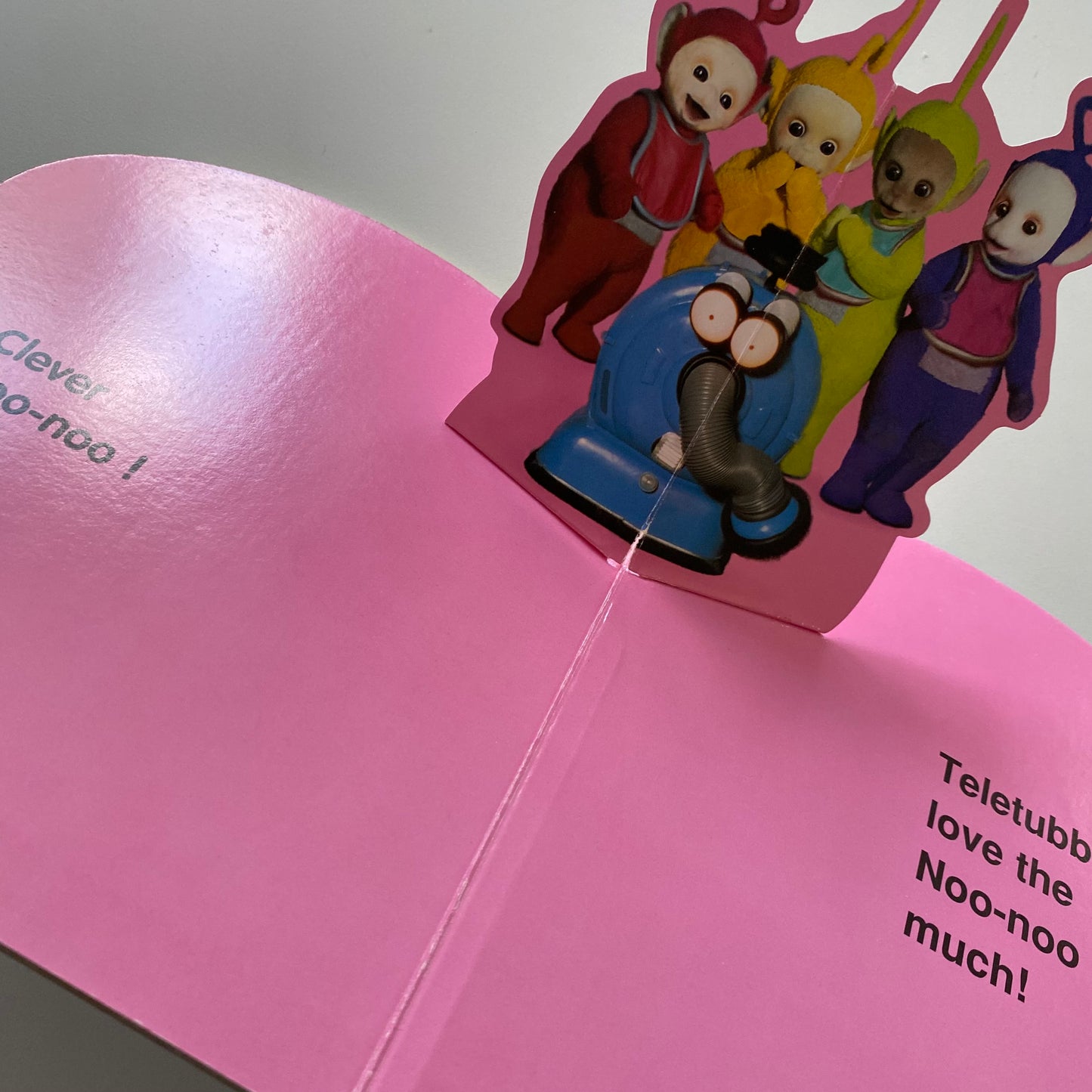 Vintage Teletubbies Lift The Flap Pop Up Book
