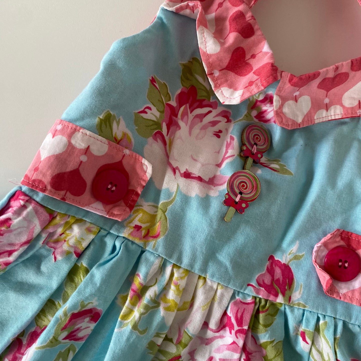 Handmade Floral Dress - Size 1