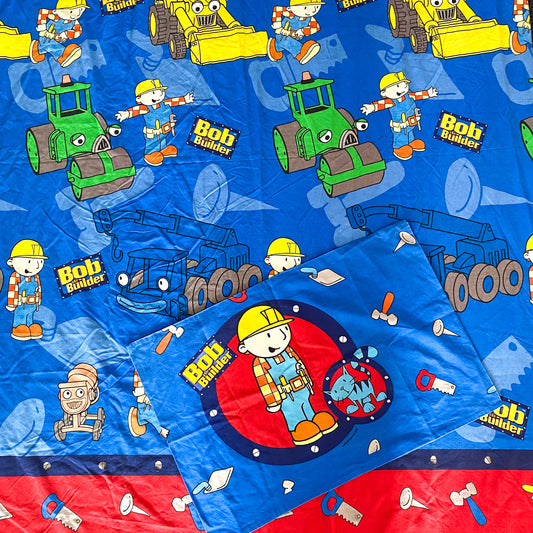 Bob The Builder Single Duvet & Pillowcase