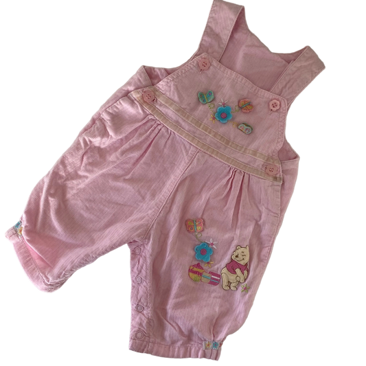 Winnie The Pooh Corduroy Overalls - Size 0-3M