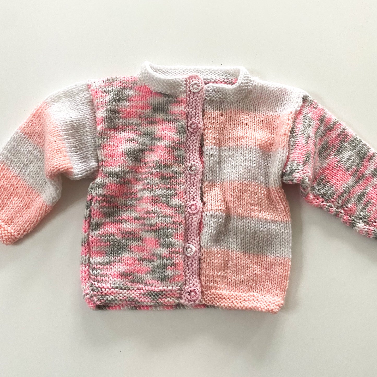 Handmade Knit Cardigan - Size 6M