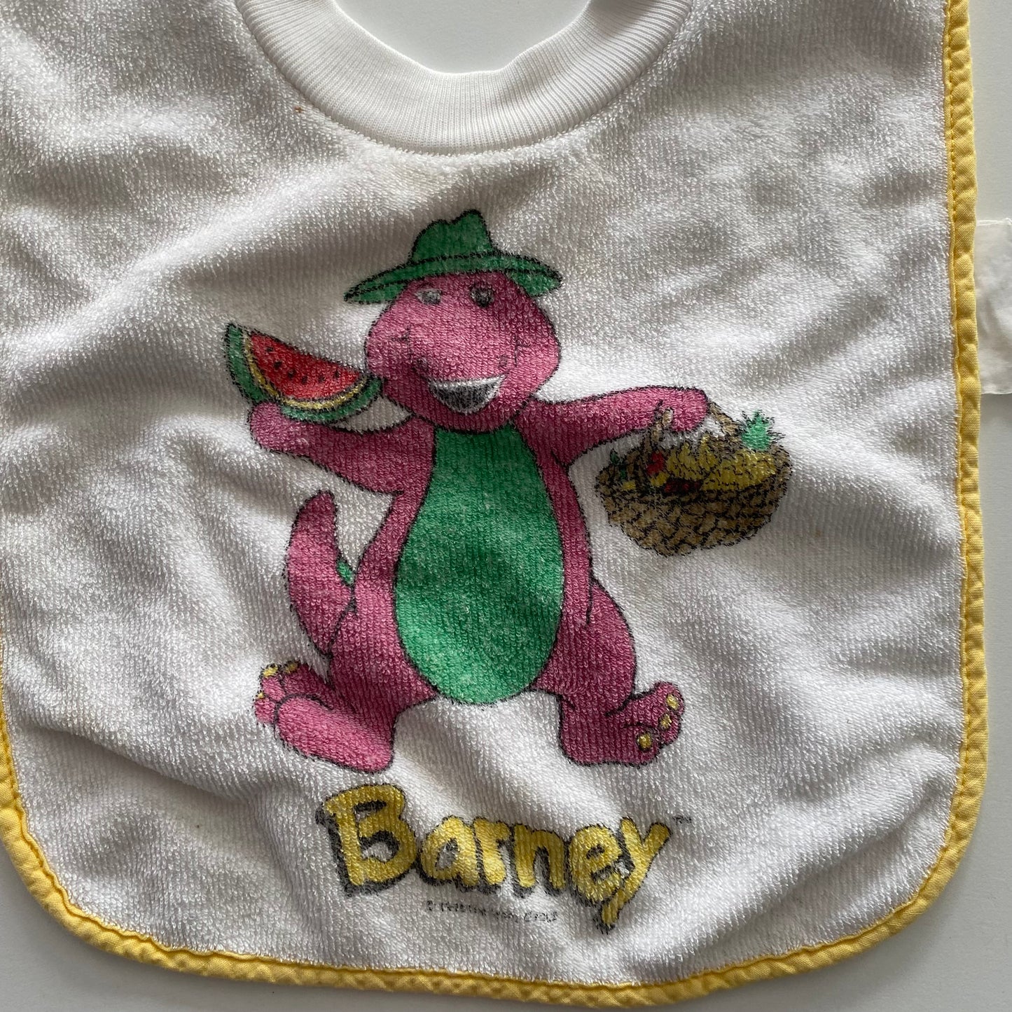 Vintage Barney Bib