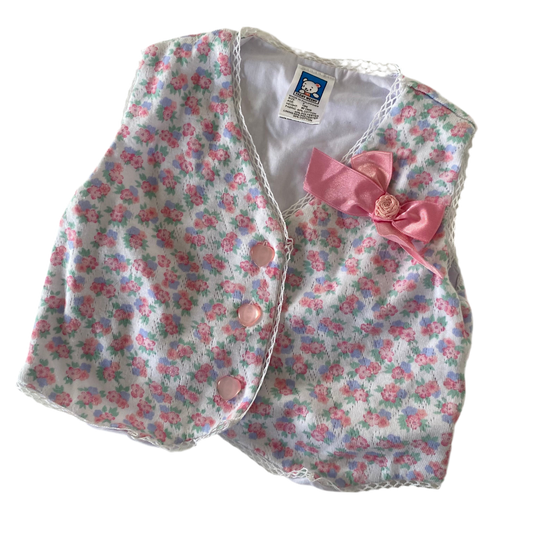 Vintage Teeny Weeny Vest - Size 6-12M