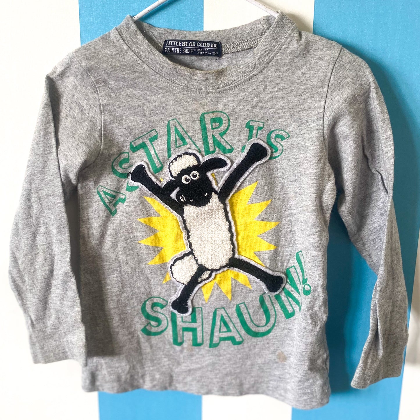 Shaun The Sheep Long Sleeve Top - Size 2Y