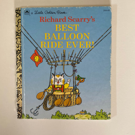 Book - Little Golden Richard Scarry’s Best Balloon Ride Ever