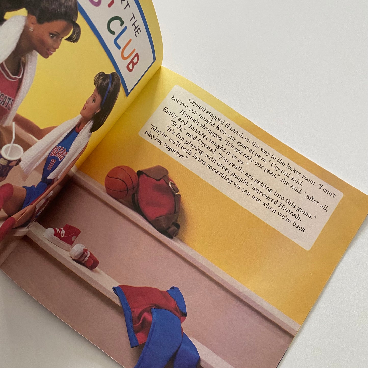 Vintage Barbie Shooting Hoops Book