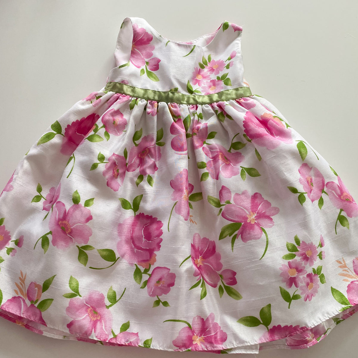 Y2K Flower Dress - Size 12M