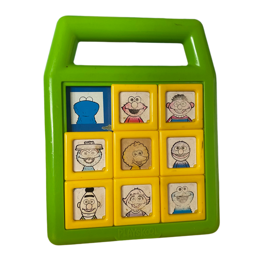 Sesame Street Playskool Slide-A-Square Puzzle