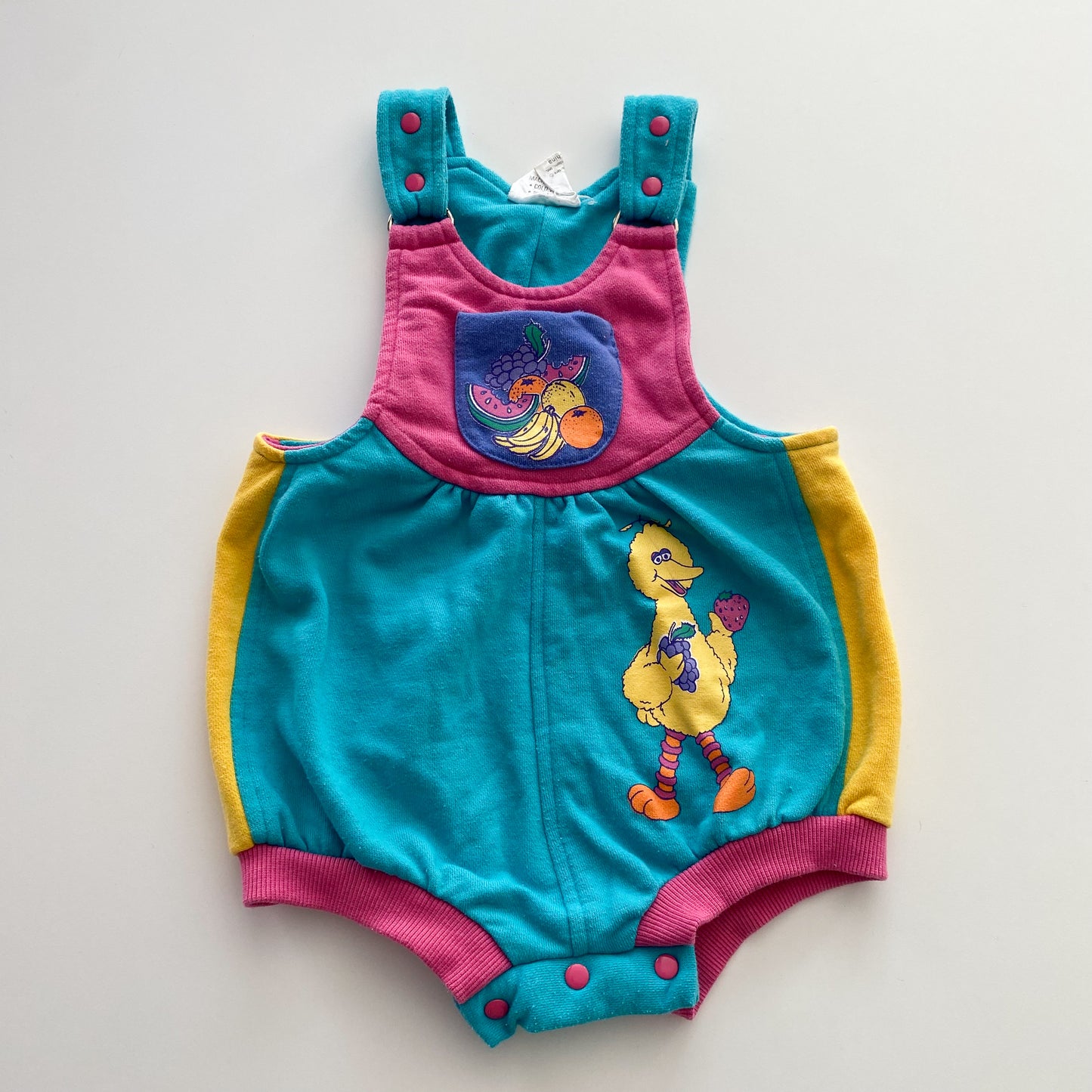 Vintage Sesame Street Big Bird Romper - Size 18M