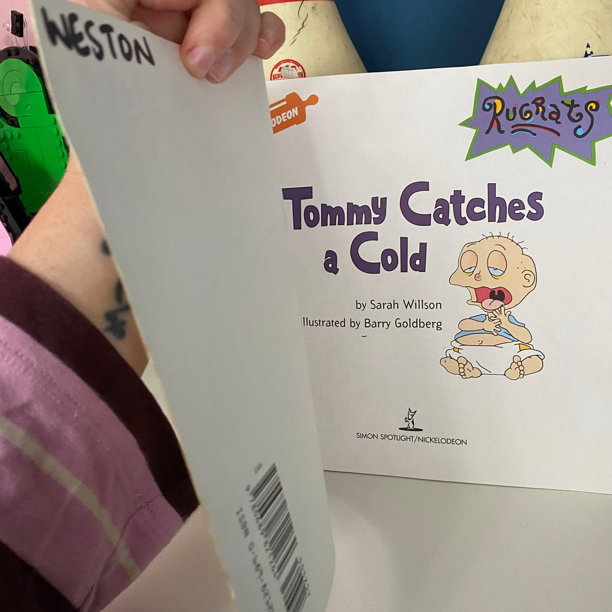 Rugrats Tommy Catches A Cold Book