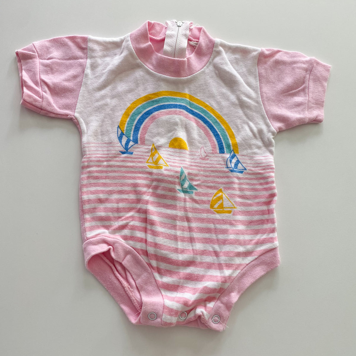 Vintage Bellbird Romper - Size 6-12M
