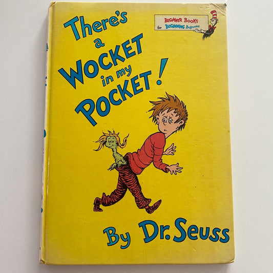 Vintage Dr Seuss There’s A Wocket In My Pocket Book