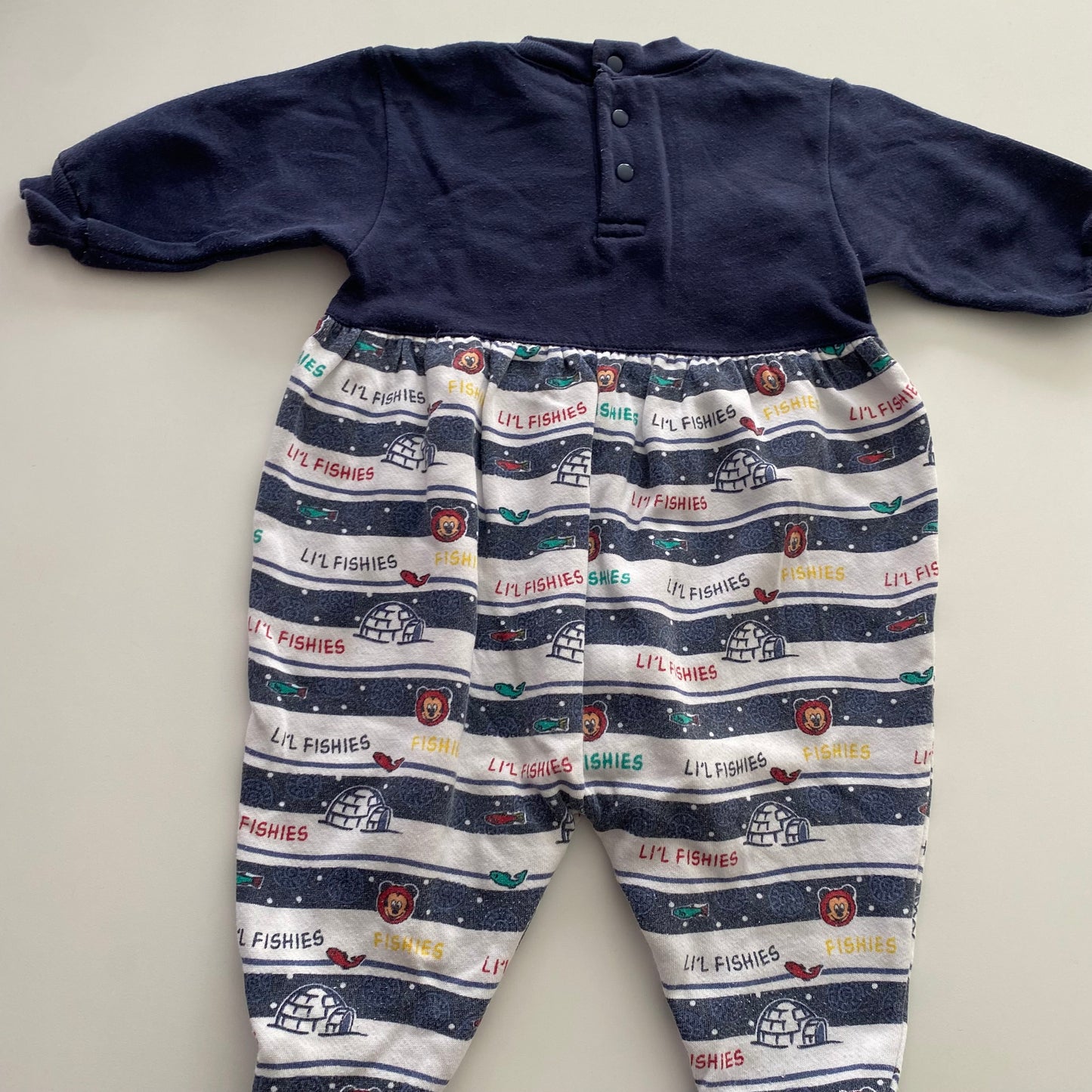 Vintage Disney Baby Footed Suit - Size 12M