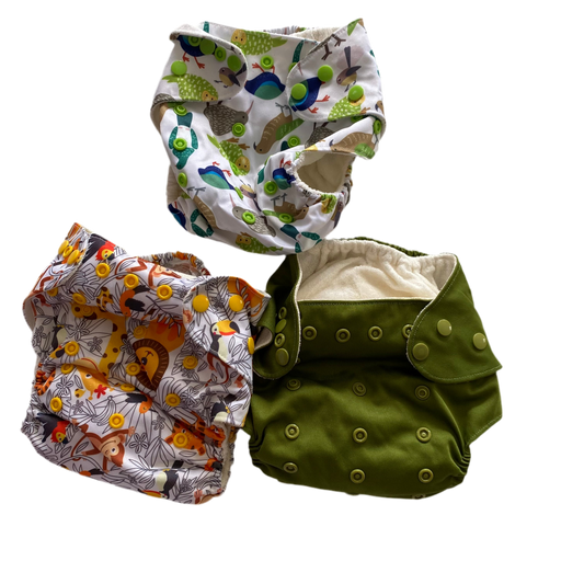 Bear & Moo Bamboo Reusable Nappies