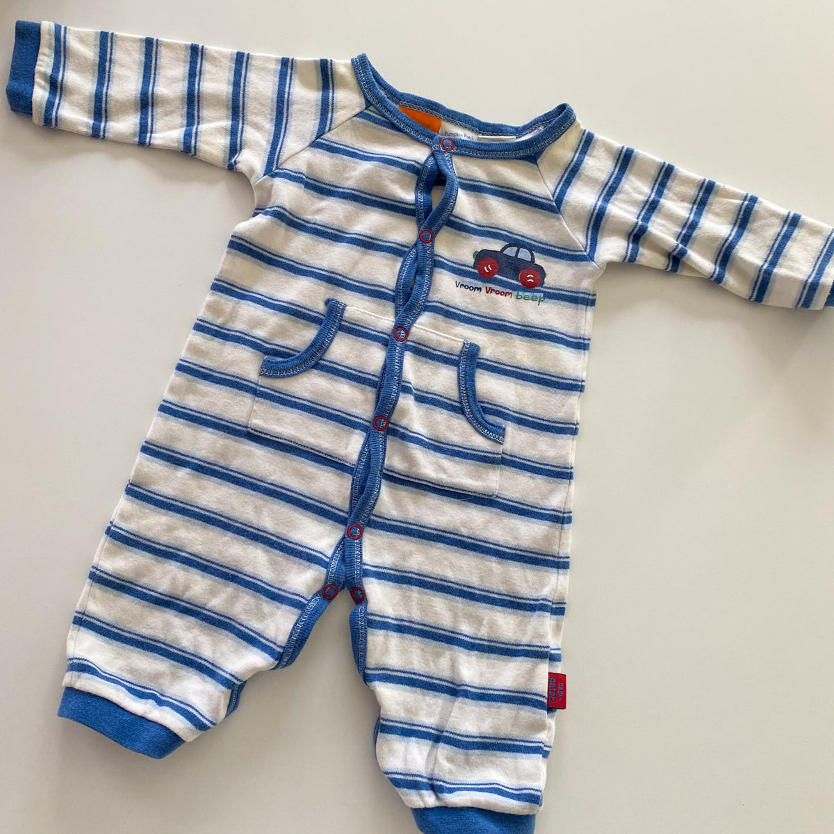 Vintage Pumpkin Patch Suit - Size 0-3M