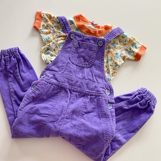 Vintage Corduroy Overalls & Top - Size 1-2Y