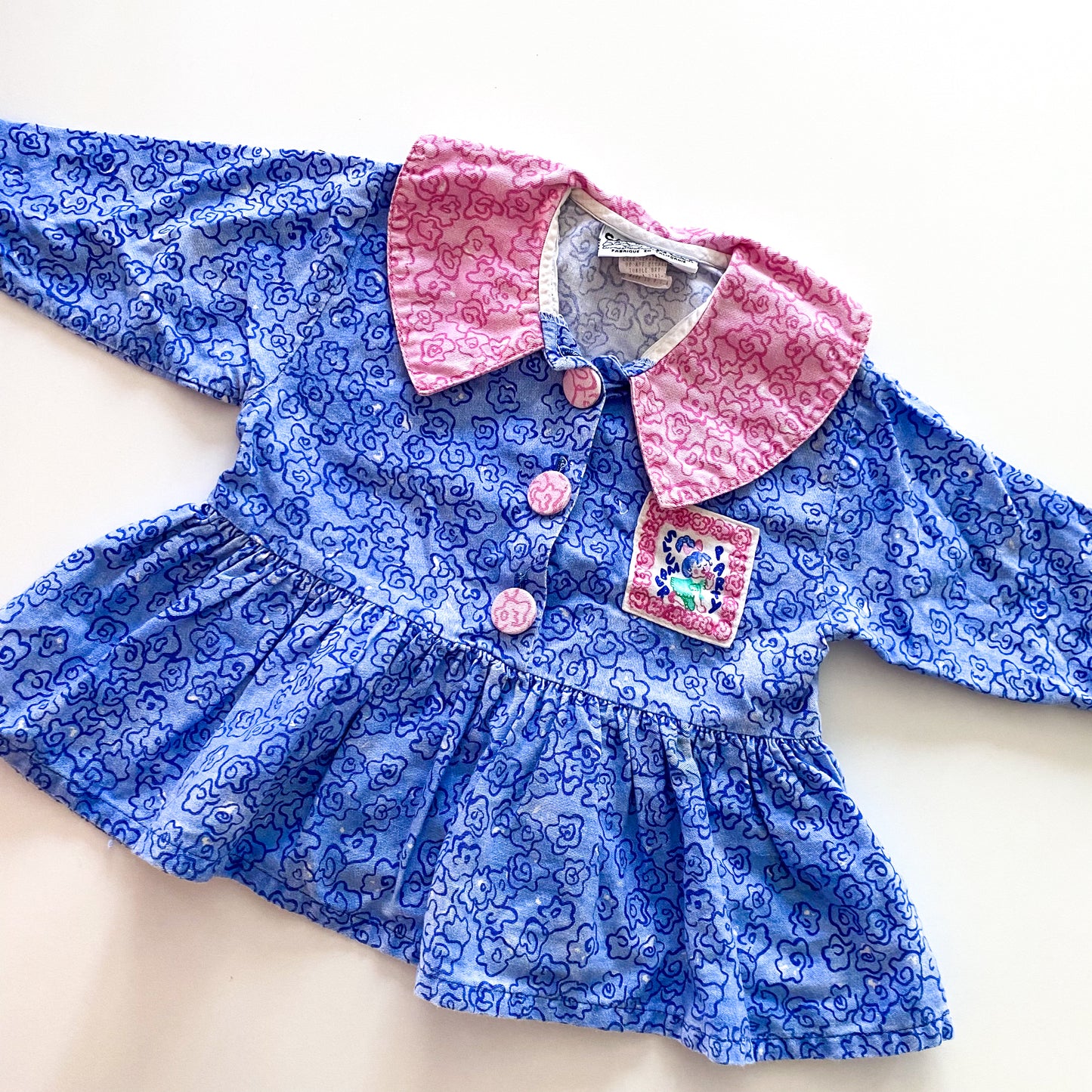 Vintage Floral USA Shirt - Size 2
