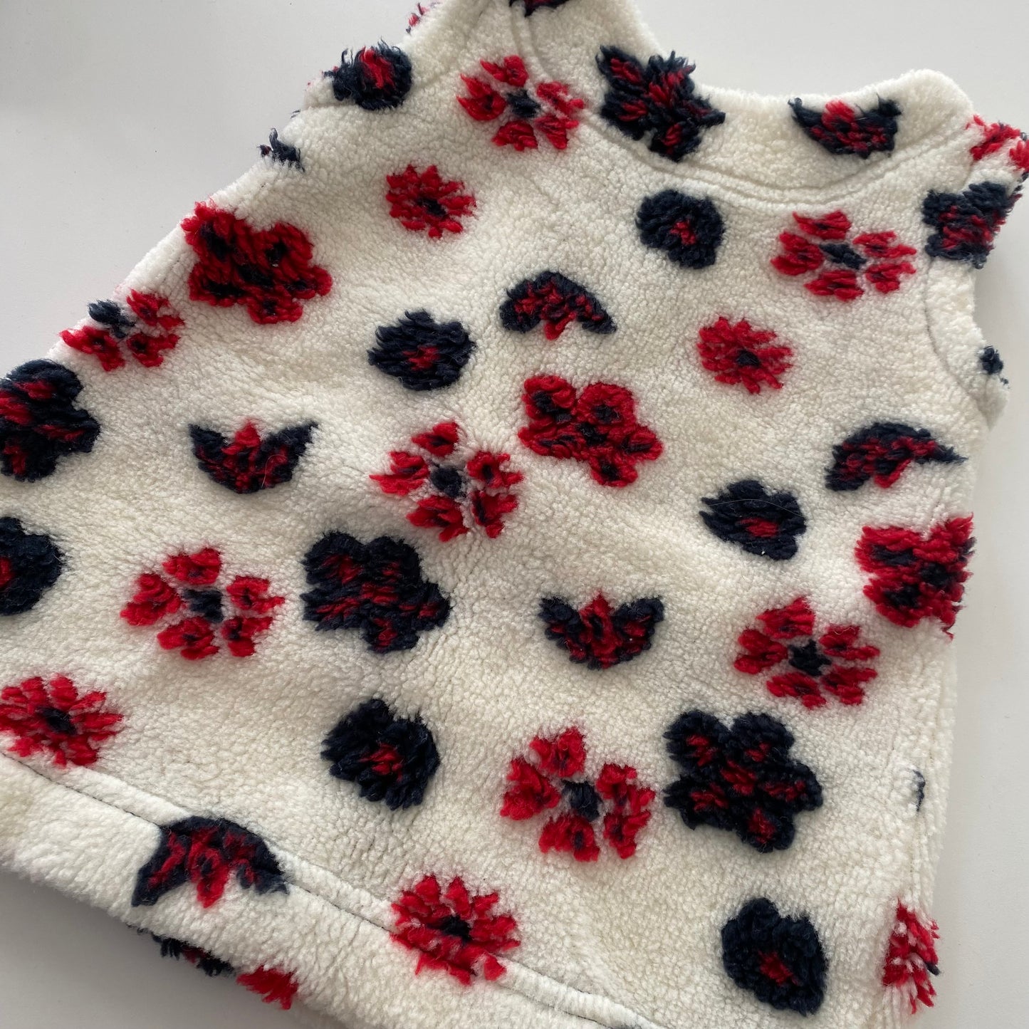 Vintage NZ Made Sherpa Dress - Size 12M
