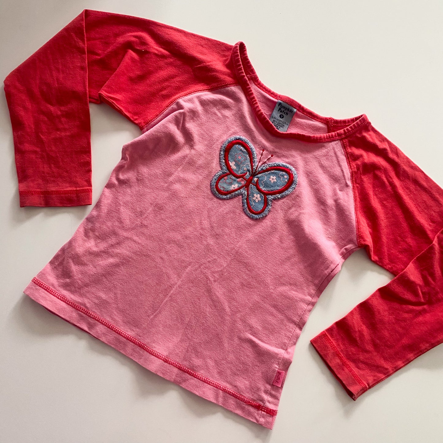 Y2K Pumpkin Patch Long Sleeve Top - Size 7