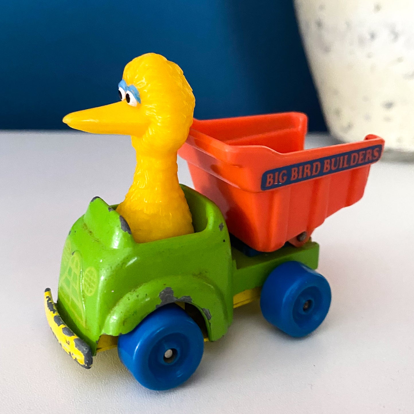Vintage Sesame Street Big Bird Diecast Vehicle