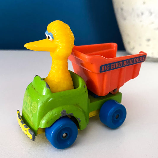Vintage Sesame Street Big Bird Diecast Vehicle